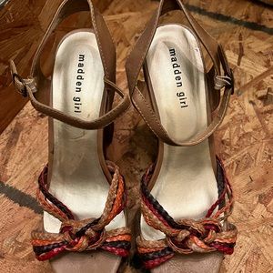 Madden Girl Women’s Rollie Sandal Size 9M